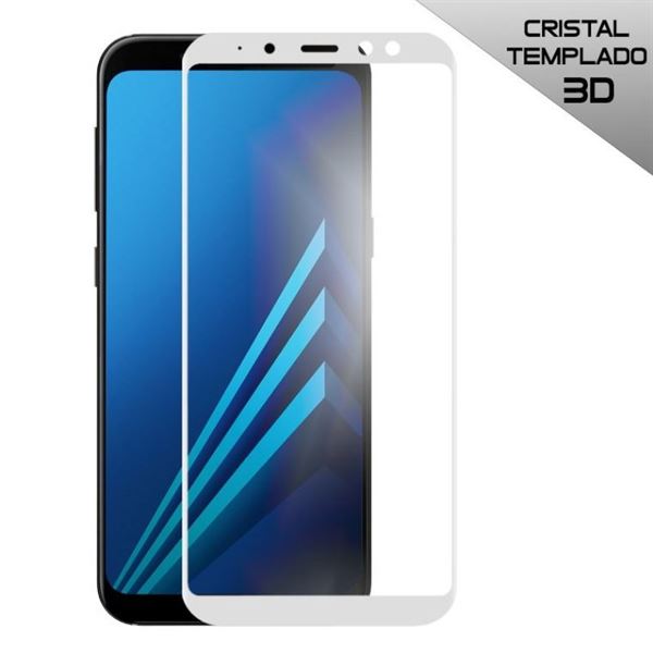 CRISTAL TEMPLADO COMPLETO PARA SAMSUNG GALAXY A8 2018 (1)