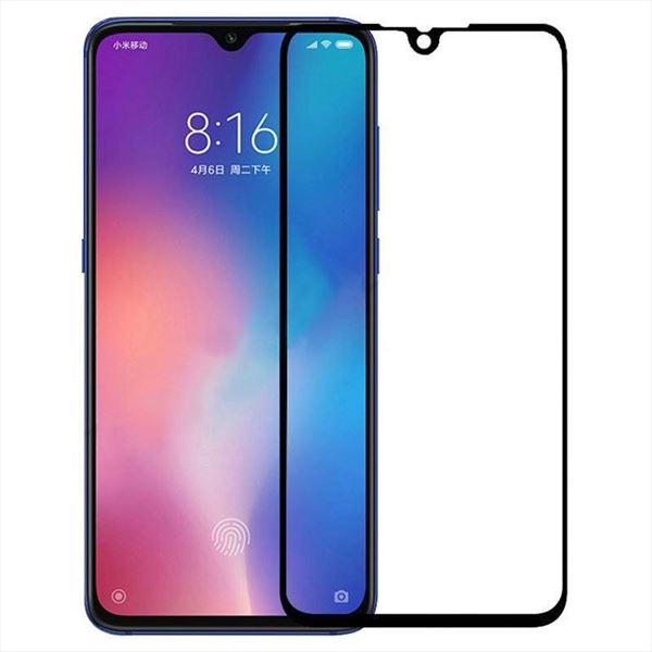 CRISTAL TEMPLADO COMPLETO PARA XIAOMI MI 9 y MI 9 LITE